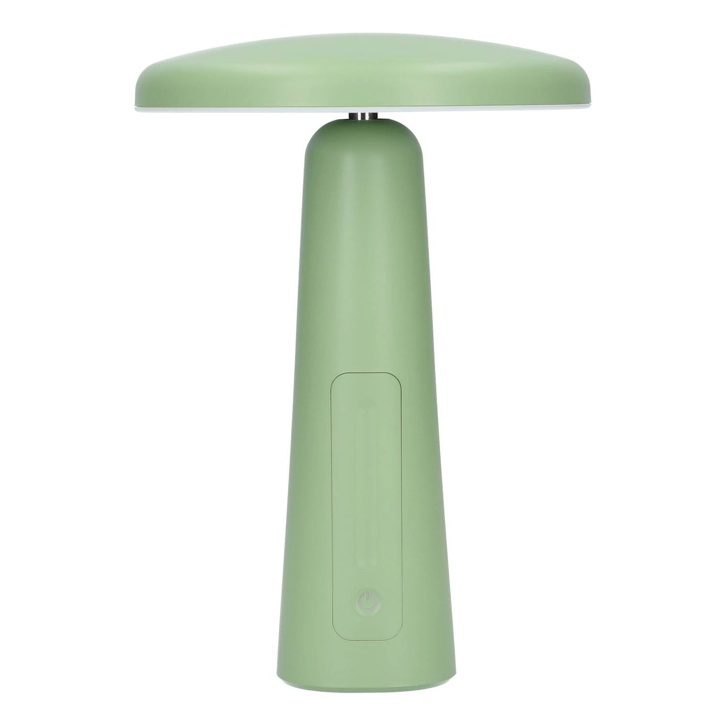 Aufladbare LED Tischleuchte pilzform kabellos mit Dimmfunktion in pastell gruen von SARAZ Lights
