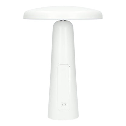 Aufladbare LED Tischleuchte Pilzform kabellos mit Dimmfunktion in weiss von SARAZ Lights